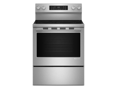 30" Kitchenaid 5.3 Cu. Ft. Smart Freestanding Electric Range with Convection Cooking Modes