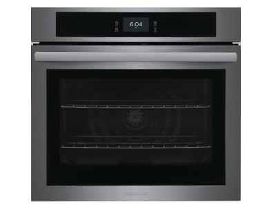 30" Frigidaire 5.3 Cu. Ft. Single Electric Wall Oven With Fan Convection In Black Stainless Steel