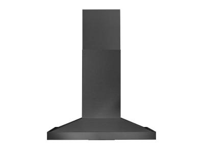 30" Broan Pyramid Chimney Range Hood in Black Stainless Steel