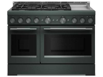 48" KitchenAid 6 Burner Commercial-Style Gas Range with Griddle
