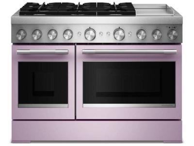 48" KitchenAid 6 Burner Commercial-Style Dual Fuel Range