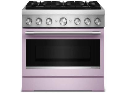 36" Kitchenaid 6 Burner Commercial-Style Dual Fuel Range