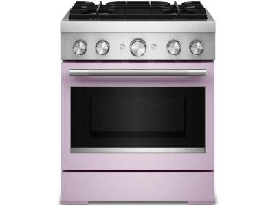 30" Kitchenaid 4 Burner Commercial-Style Dual Fuel Range