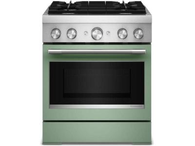 30" Kitchenaid 4 Burner Commercial-Style Dual Fuel Range