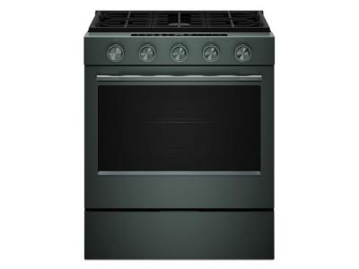 30" KitchenAid 5.0 Cu. Ft. Smart Slide-in Gas Range with Convection Cooking Modes and 2-in-1 Burner