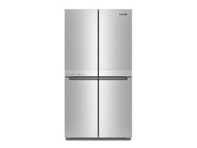 36" KitchenAid 19.4 Cu. Ft. Wide Counter-Depth 4-Door Refrigerator with PrintShield Finish