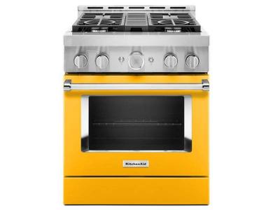 30" KitchenAid 4.1 Cu. Ft. Smart Commercial-Style Gas Range With 4 Burners