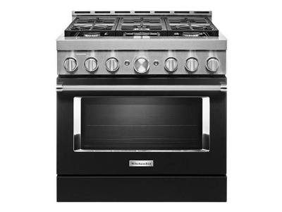 36" KitchenAid 5.1 Cu. Ft. Smart Commercial-Style Gas Range With 6 Burners