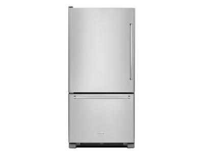 30" KitchenAid 19 Cu. Ft. Full Depth Non Dispense Bottom Mount Refrigerator