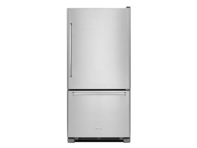 30" KitchenAid 19 Cu. Ft. Full Depth Non Dispense Bottom Mount Refrigerator