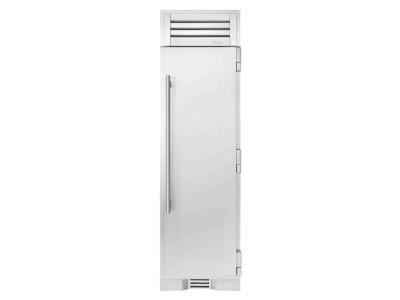 24" True Residential Right Hinge Refrigerator Column with Solid Stainless Door