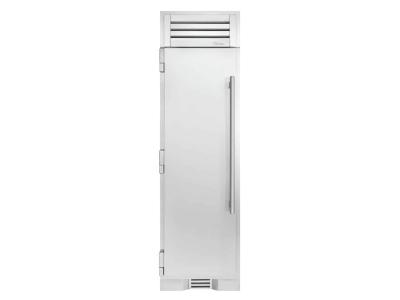 24" True Residential Left Hinge Refrigerator Column with Solid Stainless Door