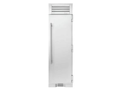 24" True Residential Right Hinge 12.4 Cu. Ft. Freezer Column with Ice Maker and Solid Stainless Door