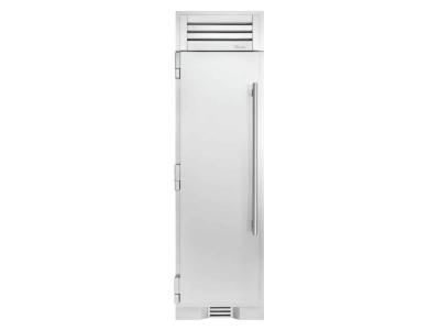 24" True Residential Left Hinge 12.4 Cu. Ft. Freezer Column with Ice Maker and Solid Stainless Door