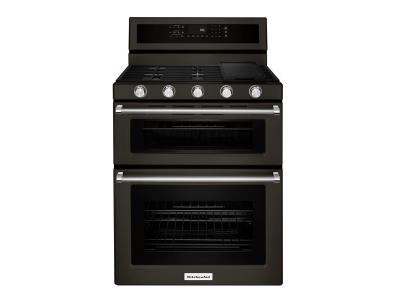 30" KitchenAid 6 Cu. Ft. Double Oven Convection Gas Range With 5 Burner