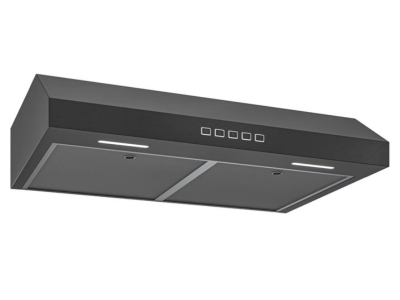 30" Broan Under Cabinet Range Hood in Black Stainless Steel
