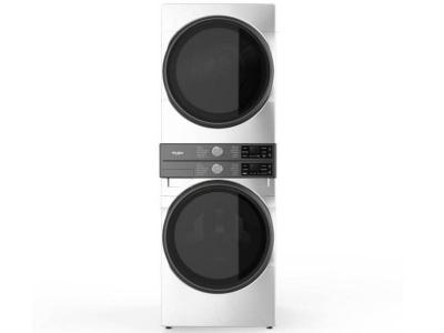 Whirlpool Smart Front Load Laundry Tower 5.2 cu. ft. Washer and 7.4 cu. ft. Electric Dryer