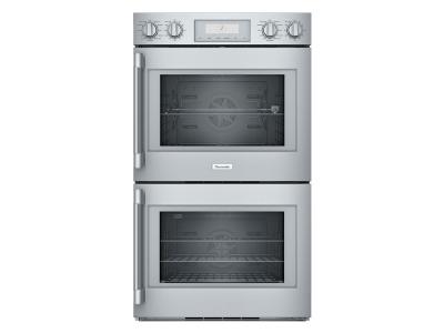30" Thermador Professional  Series Double Wall Oven Right-Side Swing Door