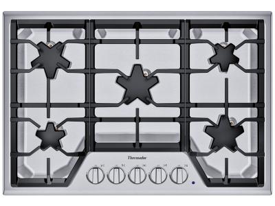 30" Thermador Built-in Patented Star Burners Gas Cooktop with