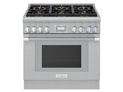36" Thermador  Pro-Harm Duel Fuel Range 6 Burner