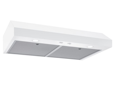 24" Broan Glacier Series Under Cabinet Range Hood in White