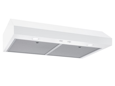 36" Broan Glacier Series Under Cabinet Range Hood in White