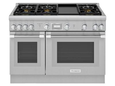 48" Thermador Dual-fuel Pro Harmony Range With Griddle