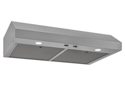36" Broan Glacier Series Under Cabinet Range Hood in Stainless Steel
