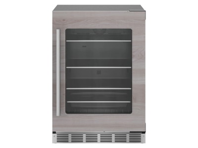 24" Thermador 5.2 Cu. Ft. Freedom Glass Door Refrigeration Right Hinge in Panel Ready