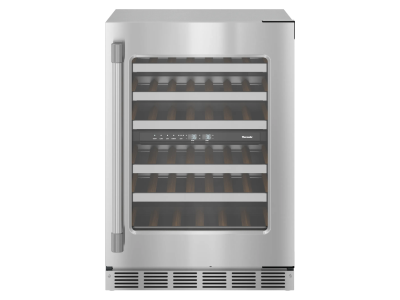 24" Thermador Freedom Under Counter Wine Cooler with Glass Door Professional Right Hinge