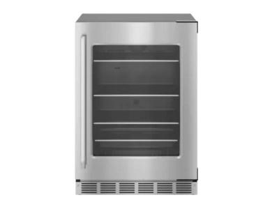 24" Thermador  5.2 Cu. Ft. Masterpiece Glass Door Refrigeration in Stainless Steel