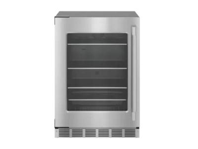 24" Thermador 5.2 Cu. Ft. Professional Glass Door Refrigeration in Stainless Steel