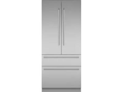 36" Thermador Freedom Built-in French Door Bottom Freezer Masterpiece Stainless Steel