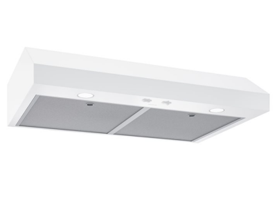 42" Broan Glacier Series Under Cabinet Range Hood in White