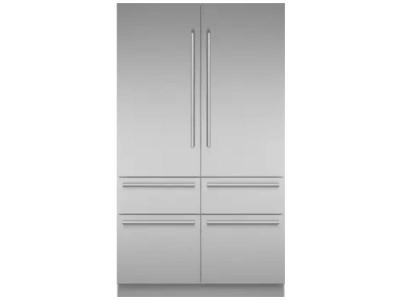 48" Thermador  Freedom Built-in French Door Bottom Freezer Masterpiece Stainless Steel