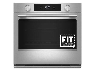 30" Kitchenaid Smart Electric Single Wall Oven with Intelligent Cooking Camera in PrintShield Finish