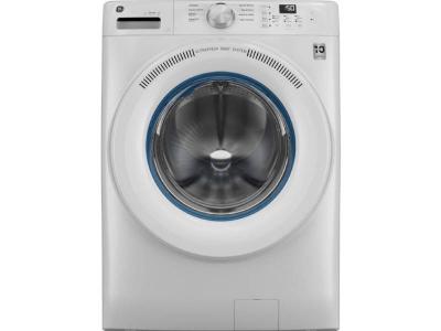 28" GE 5.3 cu. ft. Capacity Front Load Washer with UltraFresh Vent System White