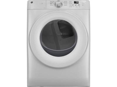 28" GE 7.8 cu. ft. Capacity Front Load Electric Dryer  with Sanitize Cycle White