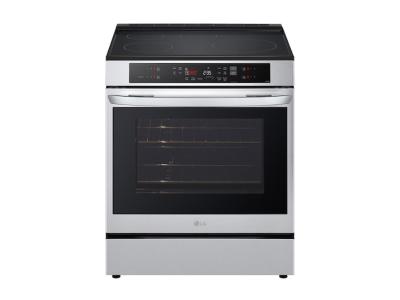 30" LG Slide-in 6.3 Cu Ft. Induction Range with True Convection Air Fry SelfClean EasyClean and Smart Stainless