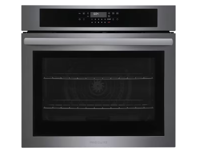 30" Frigidaire 5.3 Cu. Ft. Electric Single Wall Oven in Black Stainless Steel
