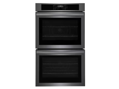 30" Frigidaire 10.6 Cu. Ft. Electric Double Wall Oven in Black Stainless Steel