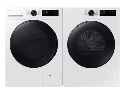 24" Samsung 2.9 Cu.Ft. 5000 Series Compact Front Load Washer and 4.0 Cu. Ft. Compact Electric Dryer