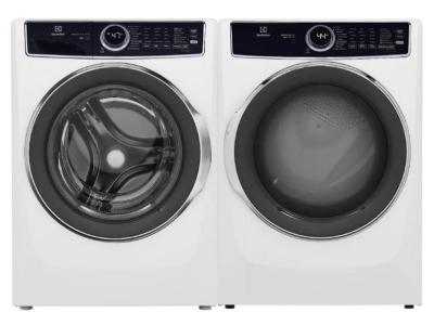 27" Electrolux Front Load Washer And Front Load Electric Dryer In White