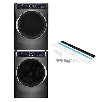 27" Electrolux Front Load Washer  Electric Dryer and Stacking Kit