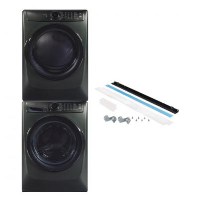 27" Electrolux 5.2 Cu. Ft. Front Load Washer 8.0 Cu. Ft. Electric Dryer and Stacking Kit