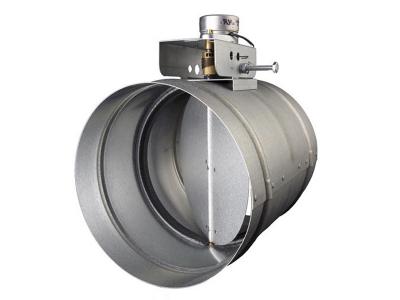 8" Best Automatic Make-Up Air Damper with LinkLogic