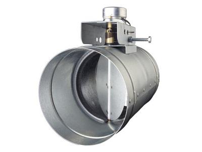 6" Best Automatic Make-Up Air Damper with LinkLogic