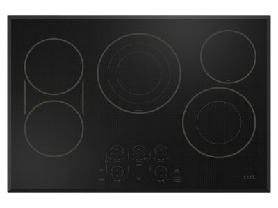 30" Café Touch Control Electric Cooktop in Black