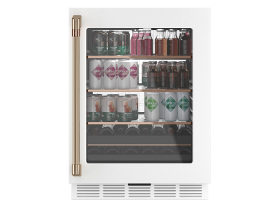 24" Café 5.1 Cu. Ft. Beverage Centre with Electronic Control in Matte White