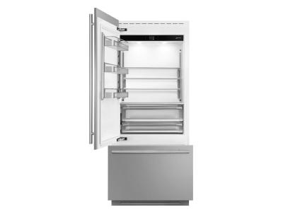36" SMEG Built-in Universal Bottom Mount Refrigerator